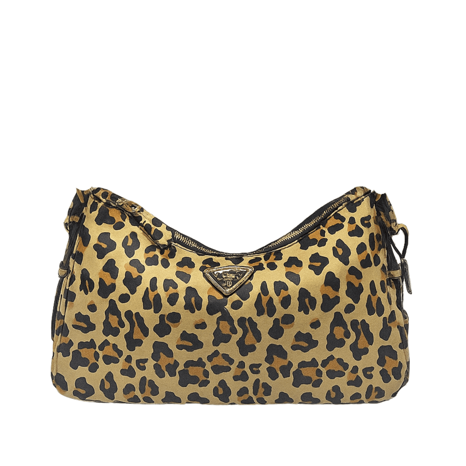 Prada Leopard Luxe Shoulder Bag 31cm view 2