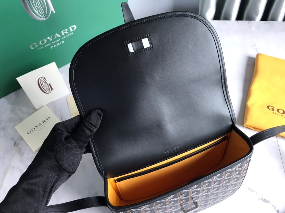 Goyard Belvedere Pm Bag 21Cm Black Canvas view 10