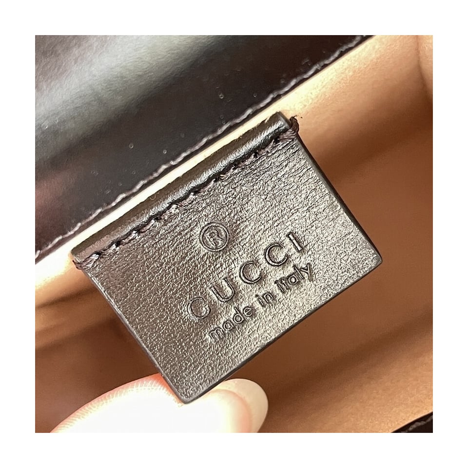 Gucci Horsebit 1955 Mini Bag in Black Leather view 13