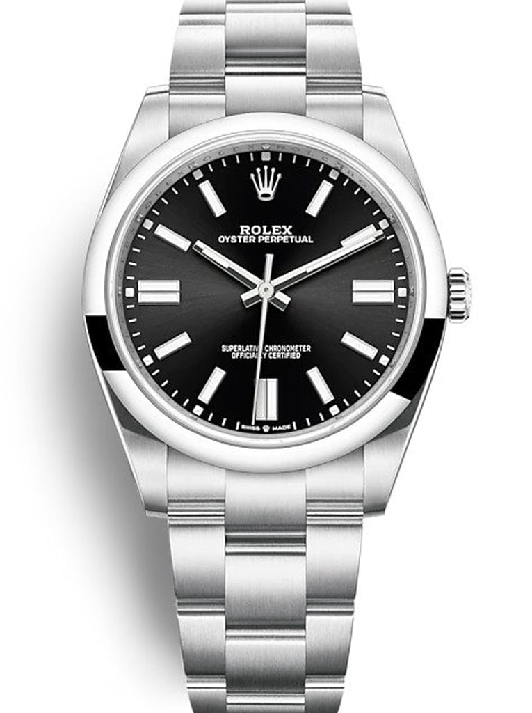 Rolex Oyster Perpetual Lady 34mm Black Dial 124200 view 2