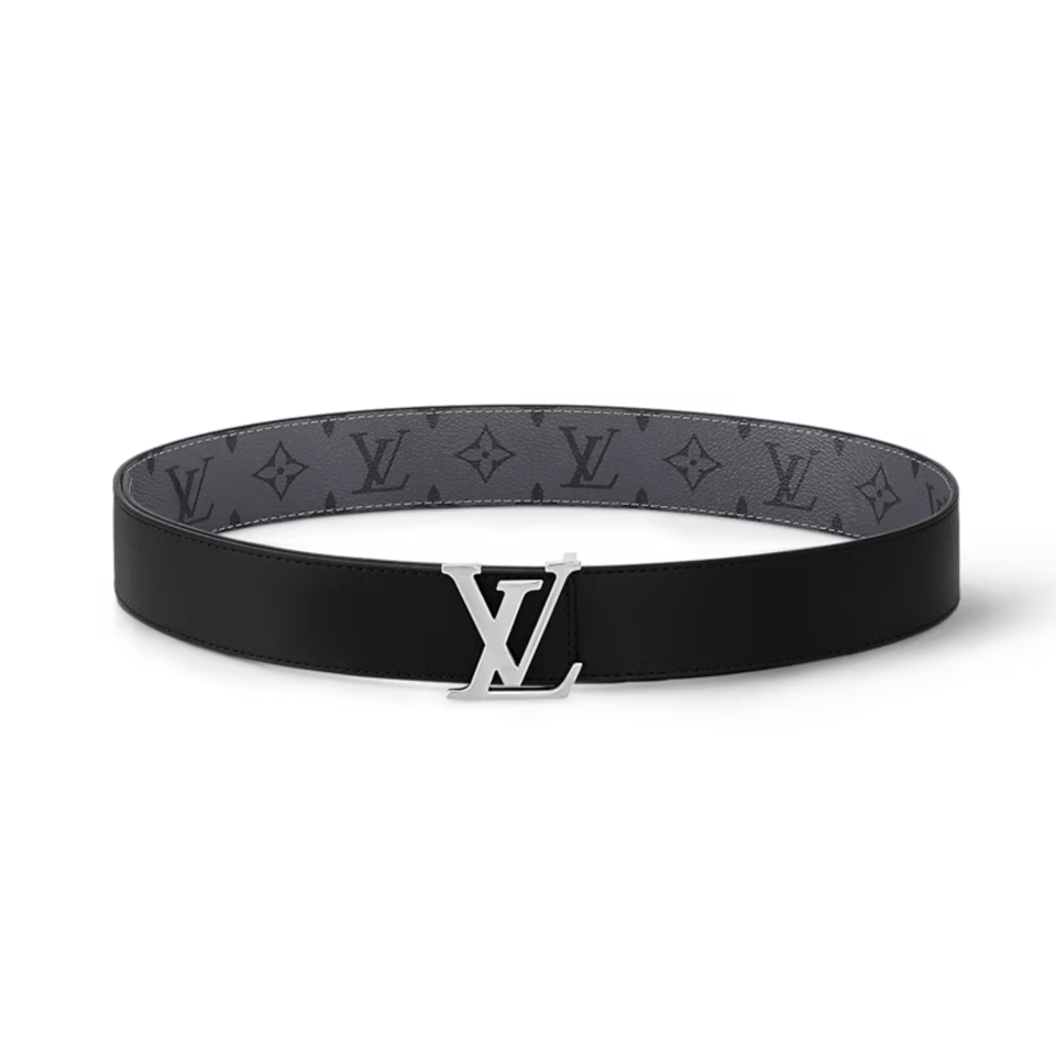 Louis Vuitton LV Silver Initiales 40mm Reversible Men Belt M0285T view 5