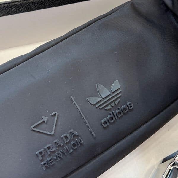 Prada X Adidas Re-Nylon Belt Bag Black view 9
