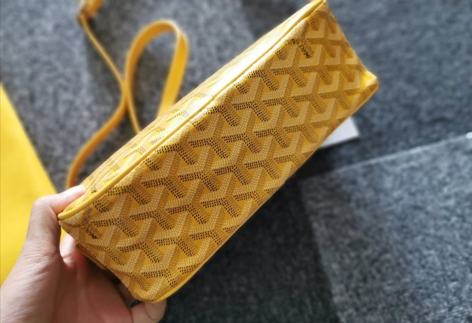 Goyard Cap-Vert Pm Bag 23X8X14Cm Yellow Canvas view 4