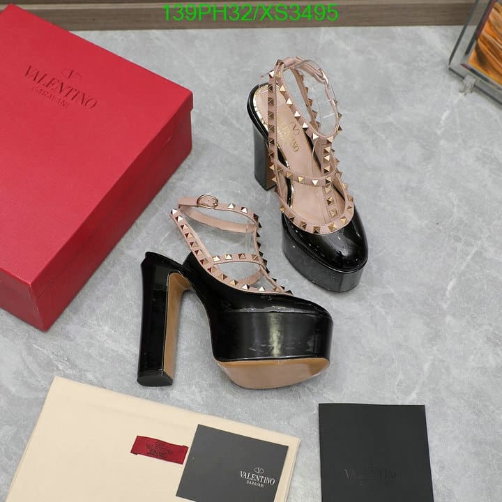 Valentino Rockstud Platform Pump In Patent Leather Black 1W2S0Fi5Vnwn91 view 4