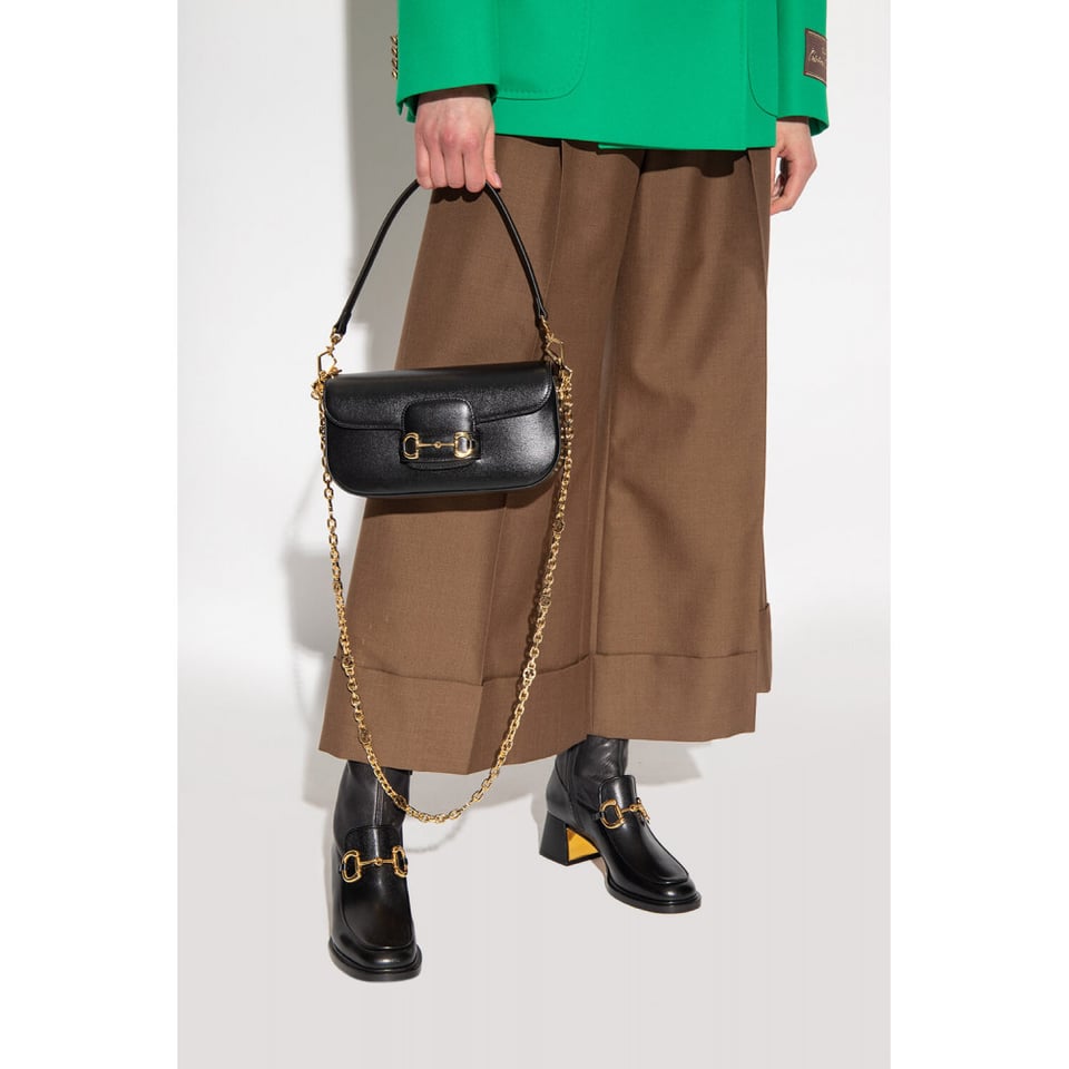 Gucci Horsebit 1955 Leather Shoulder Bag view 3