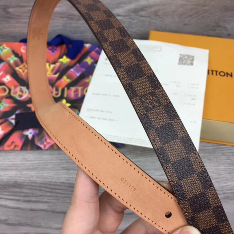 Louis Vuitton Damier Canvas Mini Belt 25mm M9744V view 9
