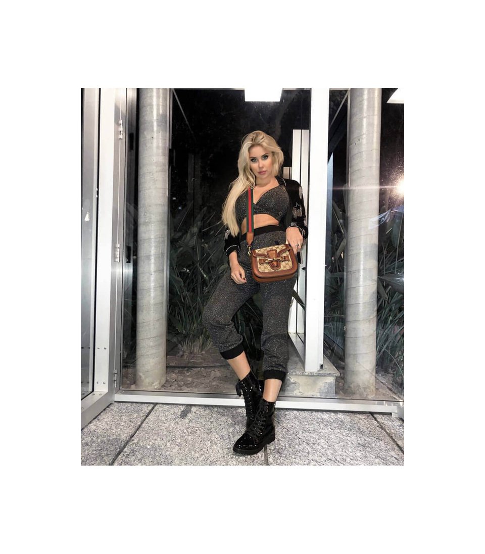 Gucci Lady Web Original GG Small Shoulder Bag Brown view 3