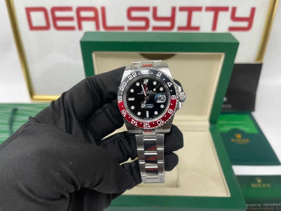 [Super Clone] Rolex GMT-Master II 40mm Black Dial Oyster view 2