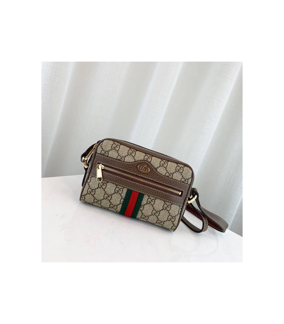 Gucci Ophidia GG Supreme Mini Bag Beige view 6