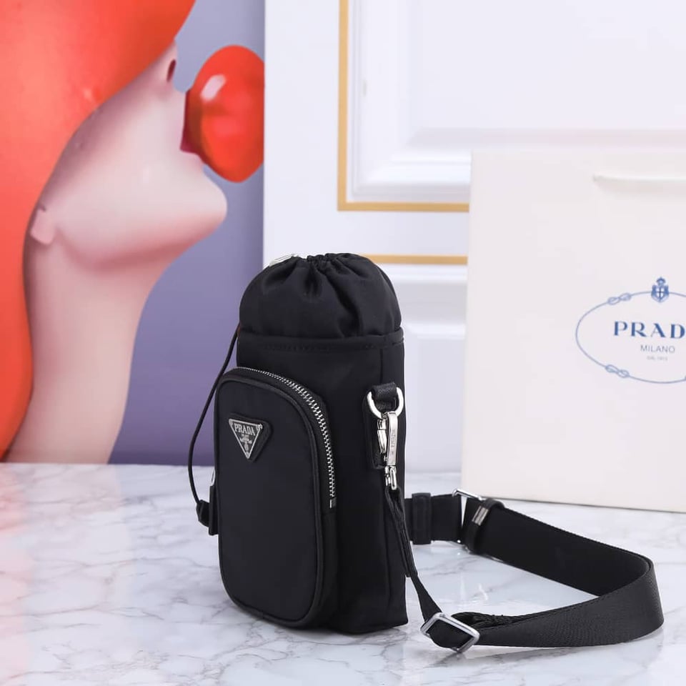 Prada Re Nylon Smartphone Case Black 18Cm view 3
