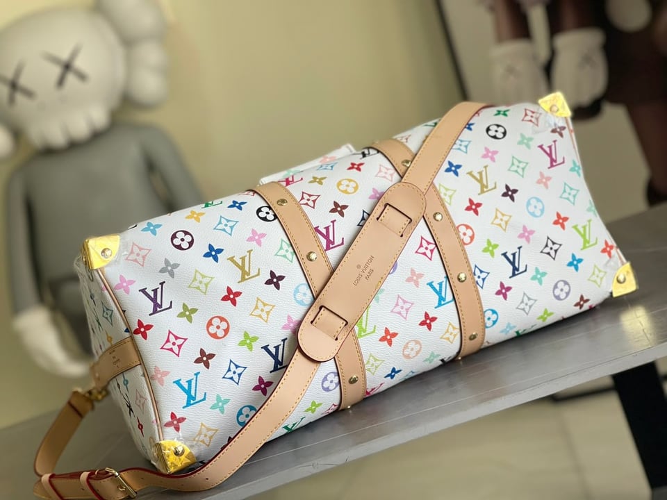 Louis Vuitton LV x TM Keepall Bandoulière 45cm/17.7in Multicolored M13742 view 9