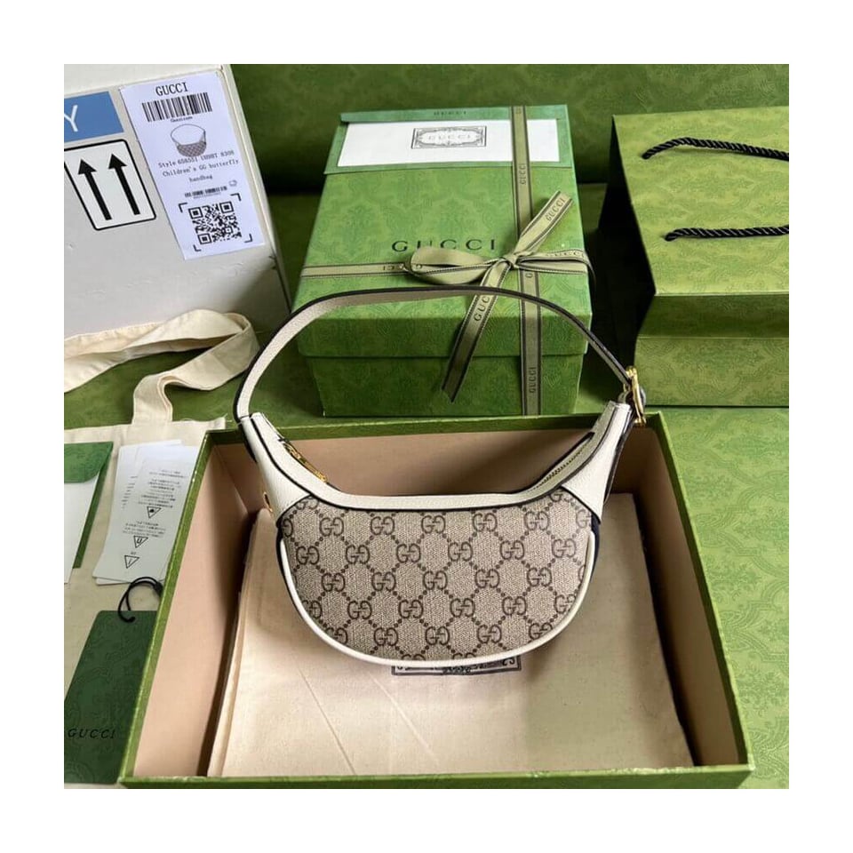 Gucci Ophidia GG Mini Bag White view 4