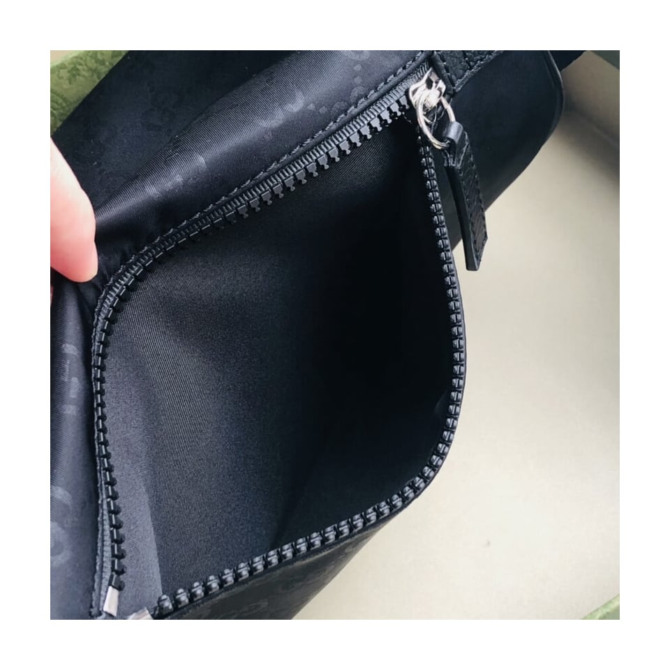 Gucci GG Guccissima Nylon Waist Crossbody Bag view 13