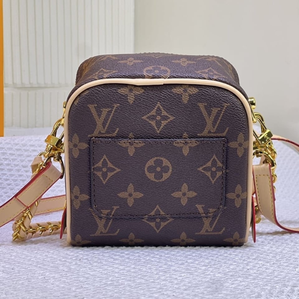 Louis Vuitton Just In Case Monogram Canvas Leather Brown 13Cm M47096 view 6