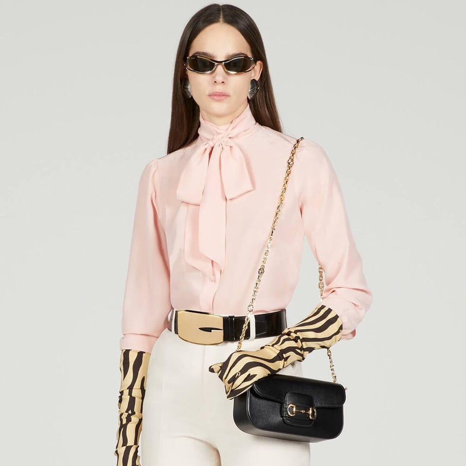 Gucci Horsebit 1955 Leather Shoulder Bag view 4
