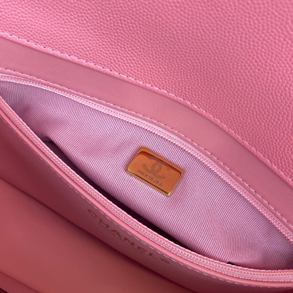 Chanel Clutch Pink Bag 17cm/6.7in view 8