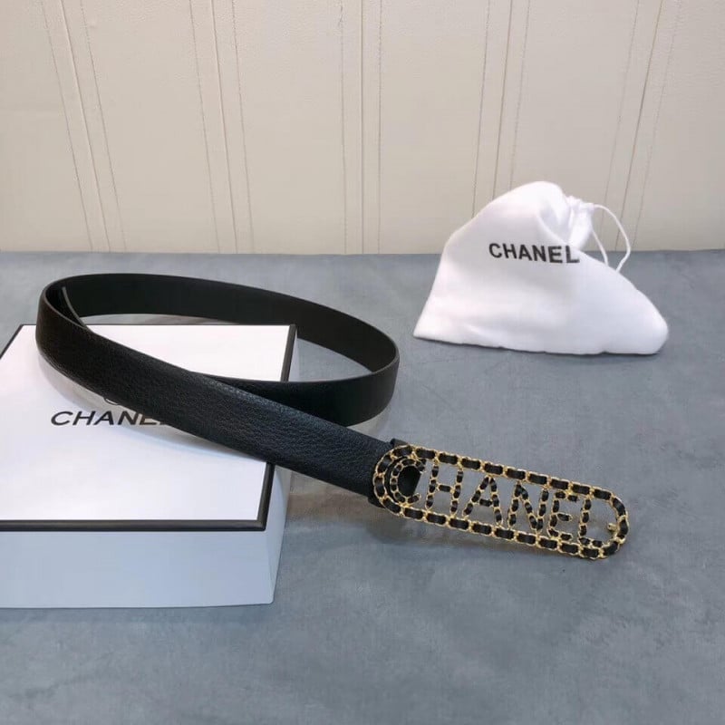 Chanel Clemence Calfskin 30mm Belt AA6600 view 3