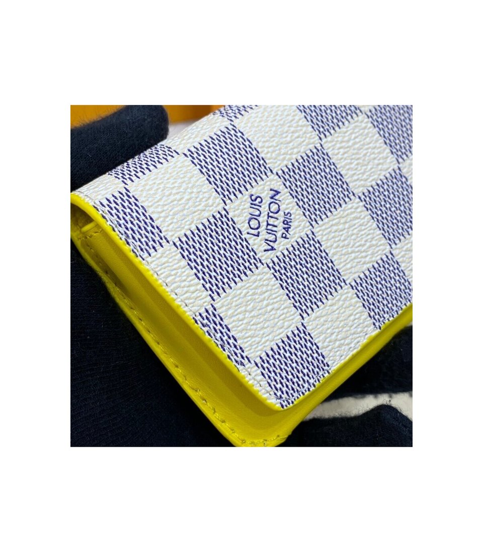 Louis Vuitton Damier Azur Woody Glasses Case view 6