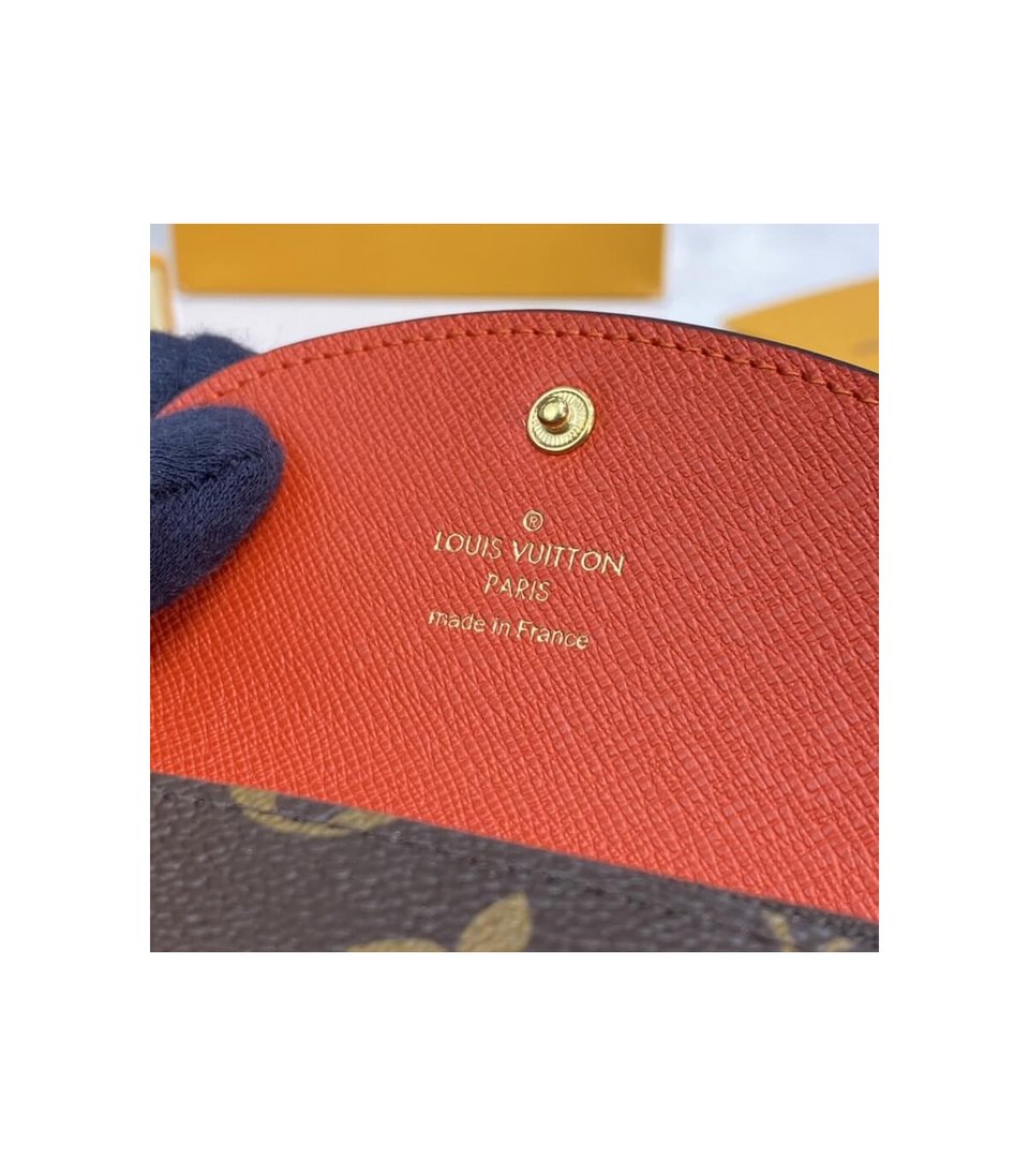 Louis Vuitton Monogram Canvas Rosalie Coin Purse Orange view 8