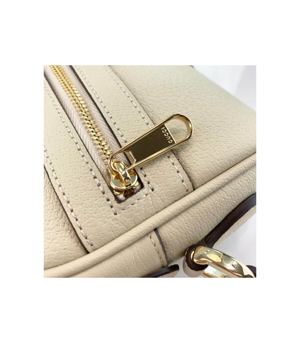 Gucci Ophidia Leather Mini Bag White view 10