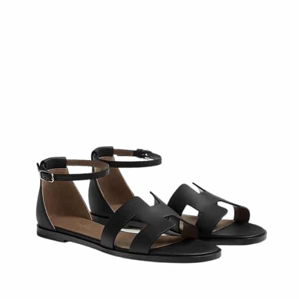 Hermes Santorini Sandal Black H182139Z02420 view 2