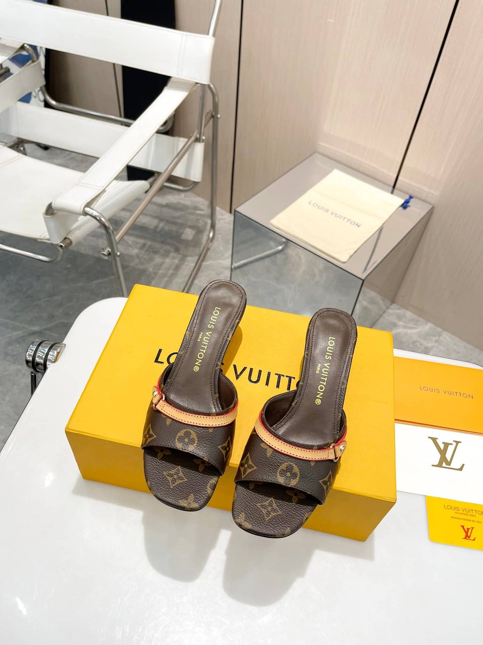 Louis Vuitton Neo Revival Mule Monogram Canvas view 7