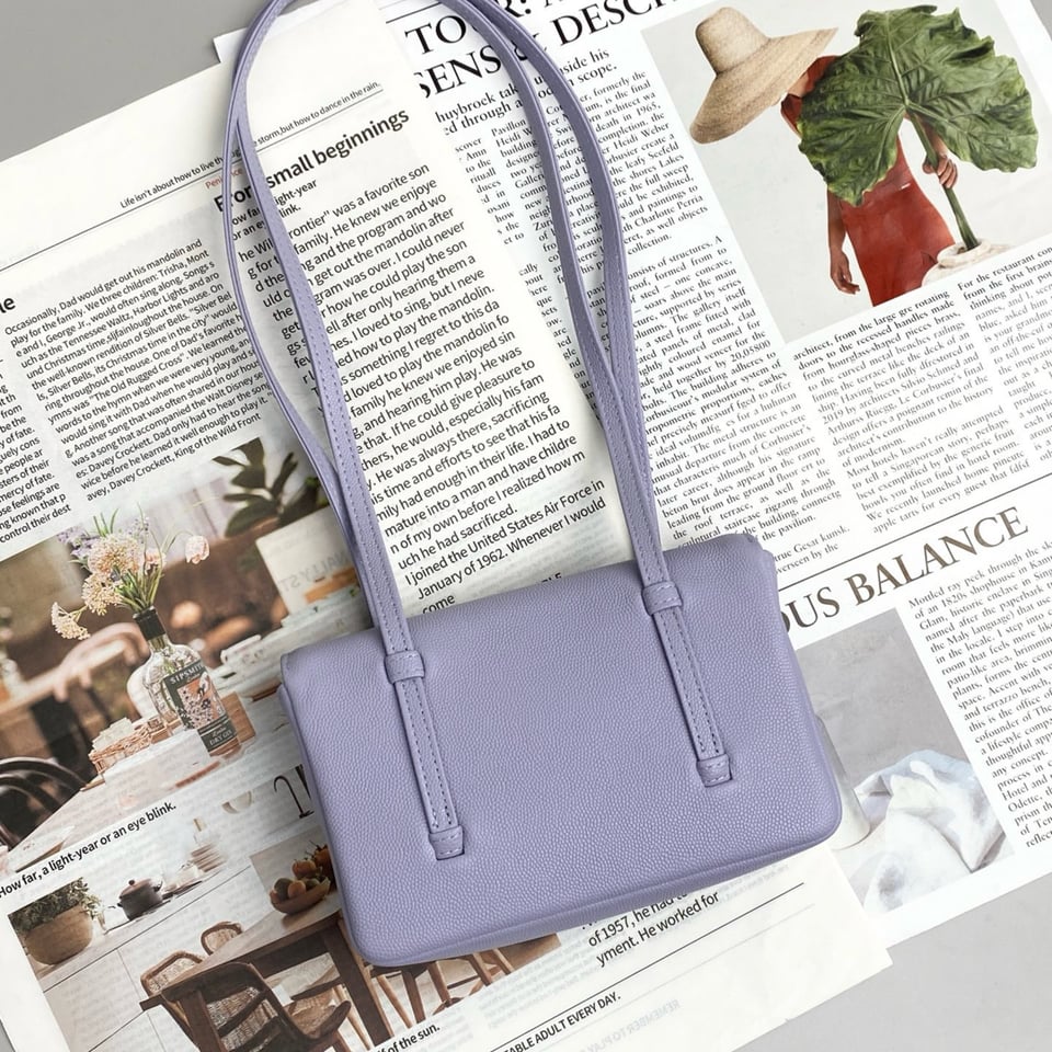 Chanel Clutch Purple Bag 17cm/6.7in view 3