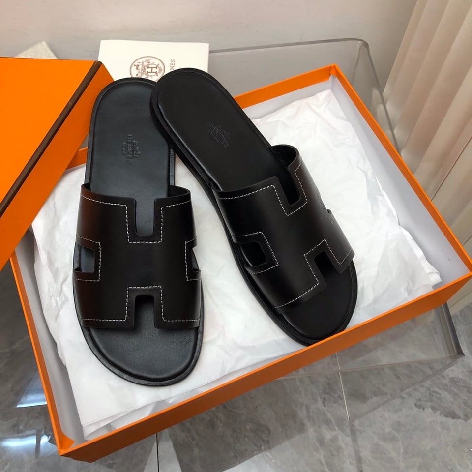 Hermes Izmir Sandal Black view 5