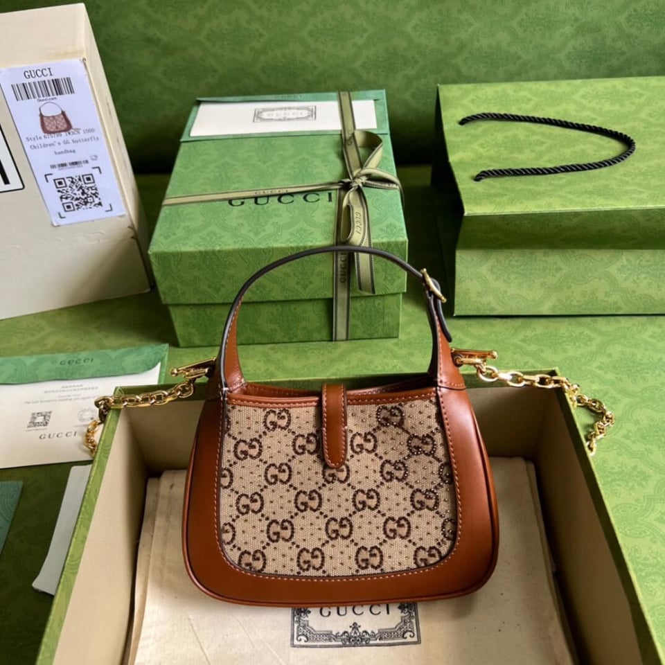 Gucci Jackie 1961 Crystal GG Mini Shoulder Bag 19cm view 9
