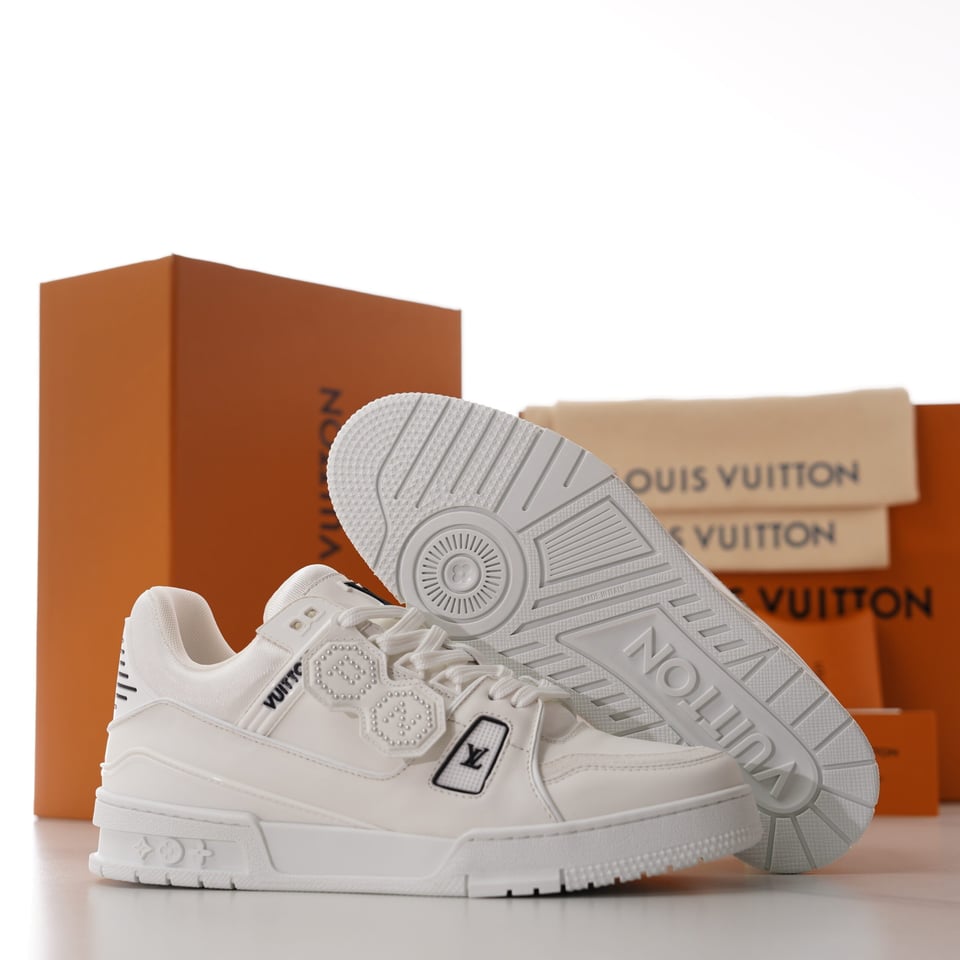 Louis Vuitton LV Trainer Sneaker White for Men view 10