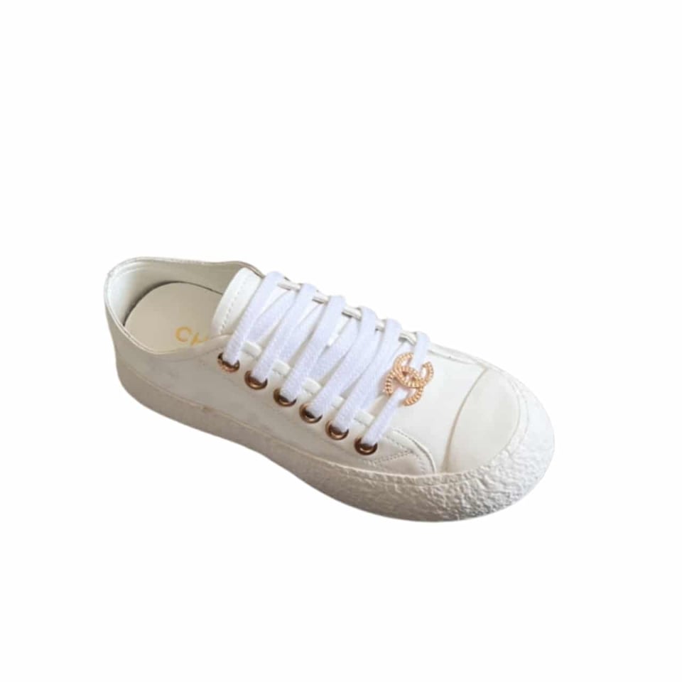 Chanel Women’S Sneakers Cc Trainers In White view 2