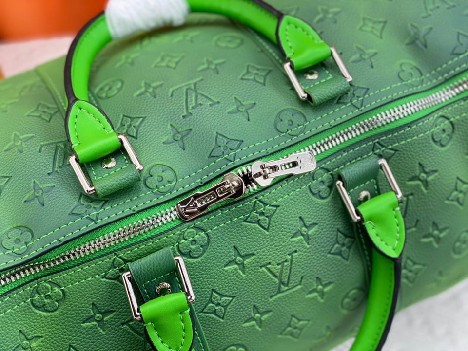 Louis Vuitton Keepall Bandouliere 50Cm Blue And Green view 7