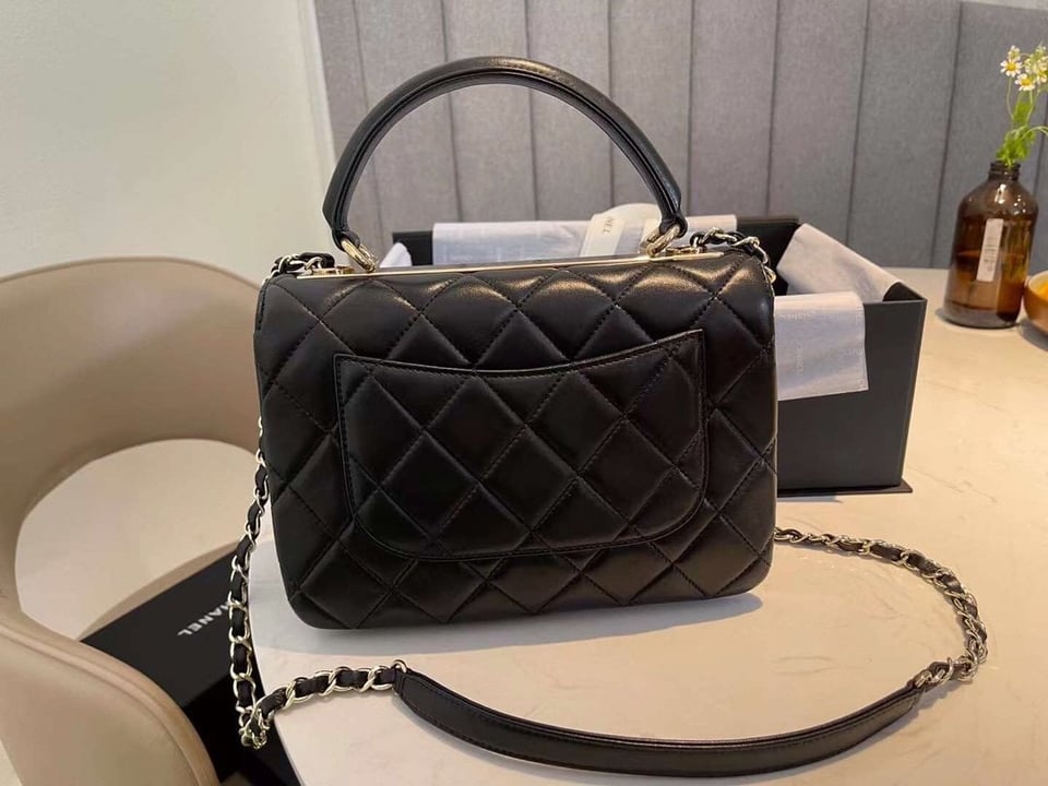 Chanel Cc Trendy Bag Black 25Cm view 7