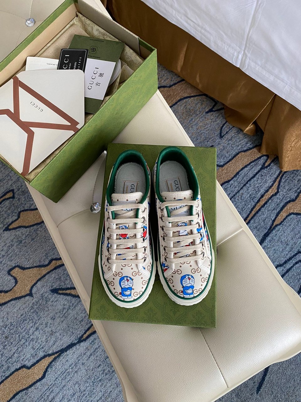Gucci Tennis 1977 Doraemon Sneaker White view 10