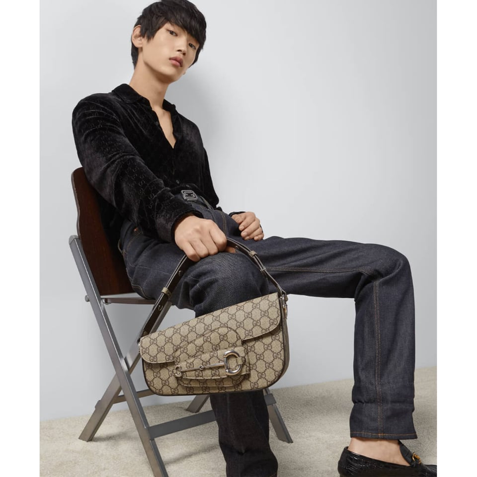 Gucci Horsebit 1955 Small Shoulder Bag view 5