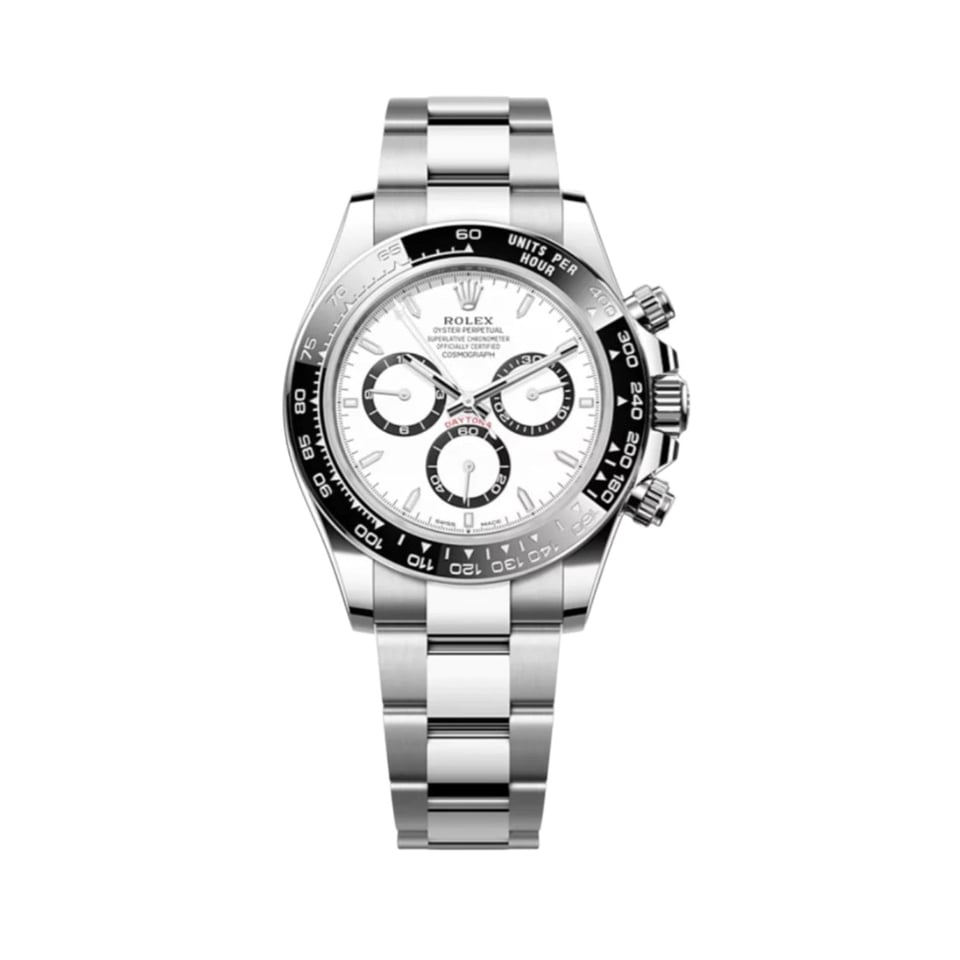 [SUPER CLONE] Rolex Daytona “Panda” 40 mm White Dial 126500LN