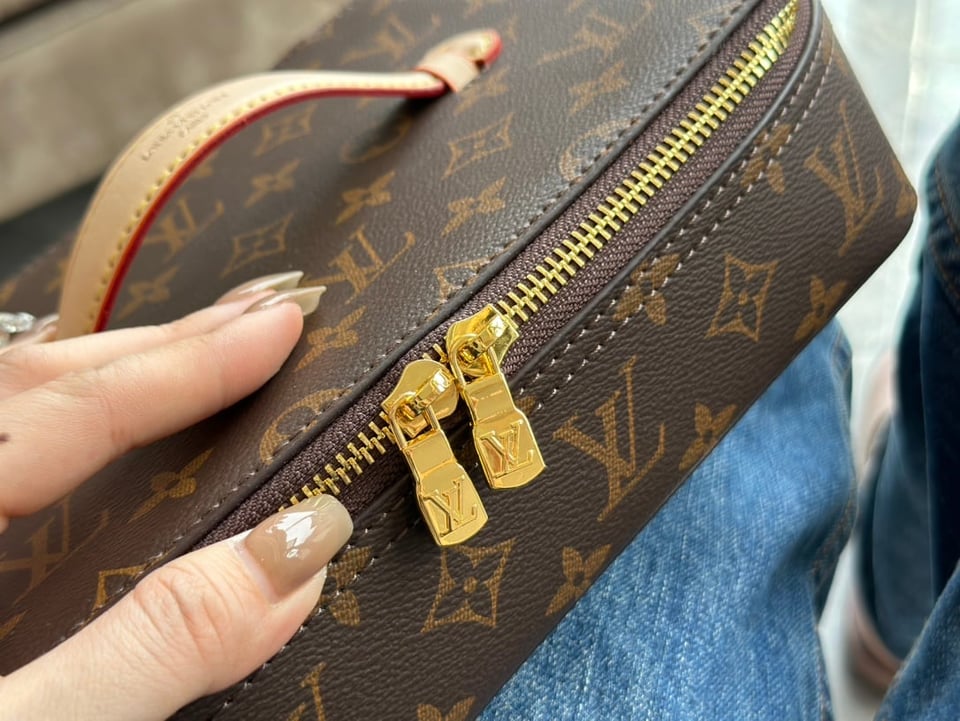 Louis Vuitton Nice Jewelry Case Brown 23Cm view 5