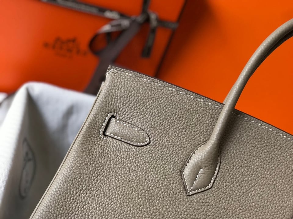 Hermes Birkin 35Cm Brown Togo Leather Gold Hardware view 10