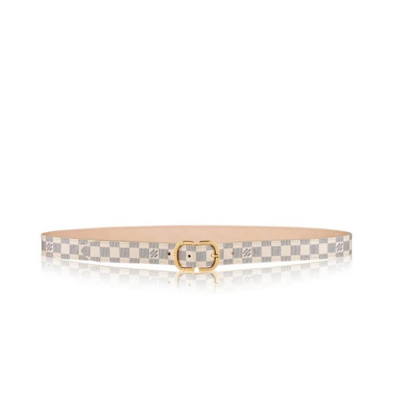 Louis Vuitton Mini Damier Azur Belt 25mm M9782X view 2