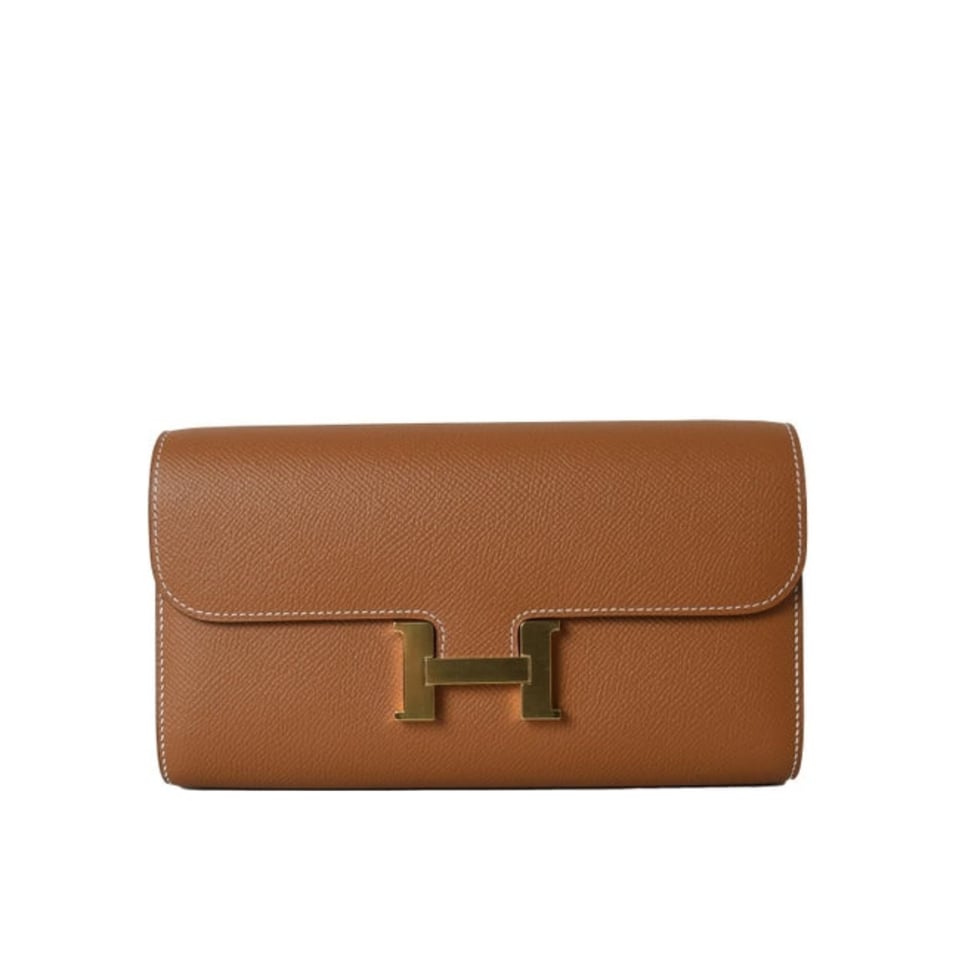Hermes Constance To Go Wallet Gold 20cm view 2