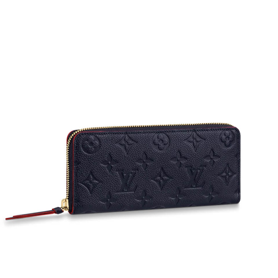 Louis Vuitton Monogram Empreinte Leather Clemence Wallet M69415 view 2