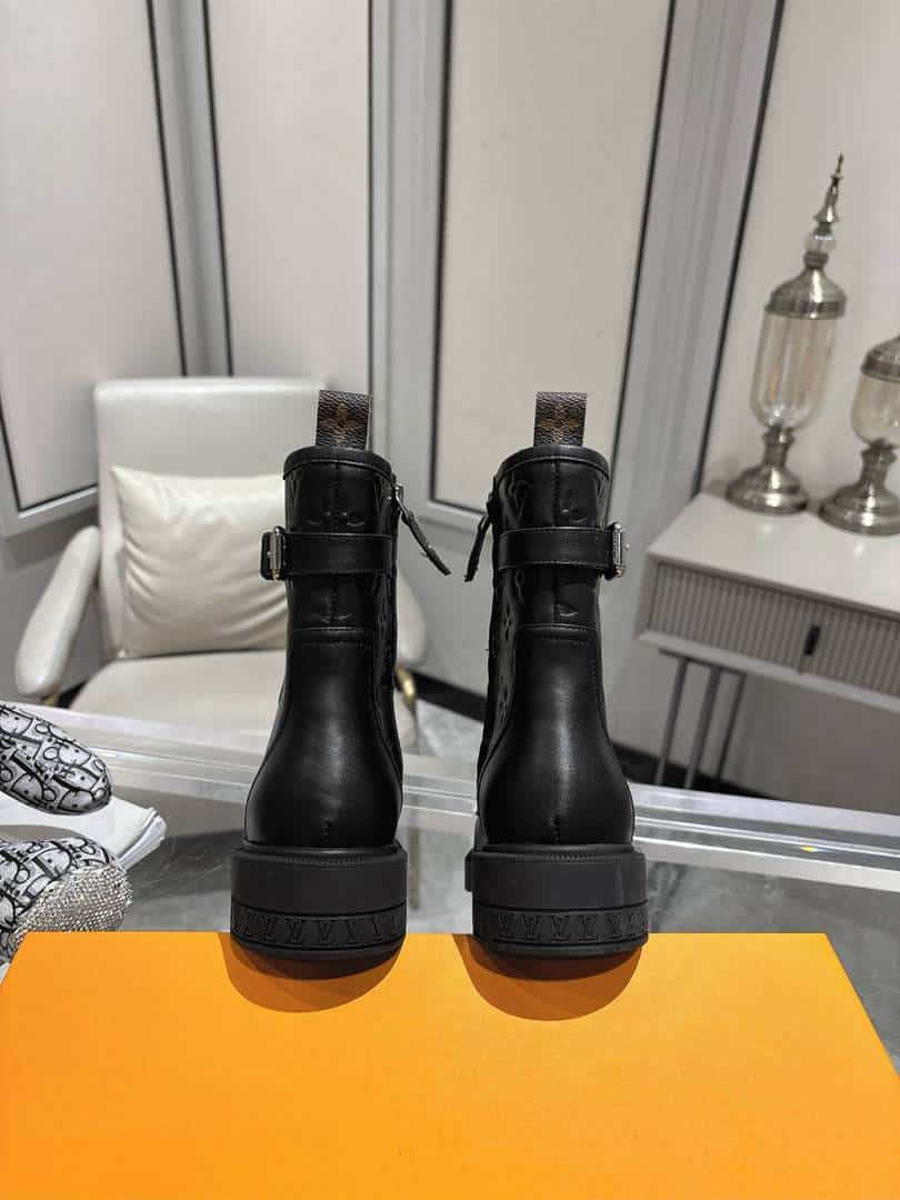 Louis Vuitton Citizen Flat Ranger Boot Monogram Black view 6
