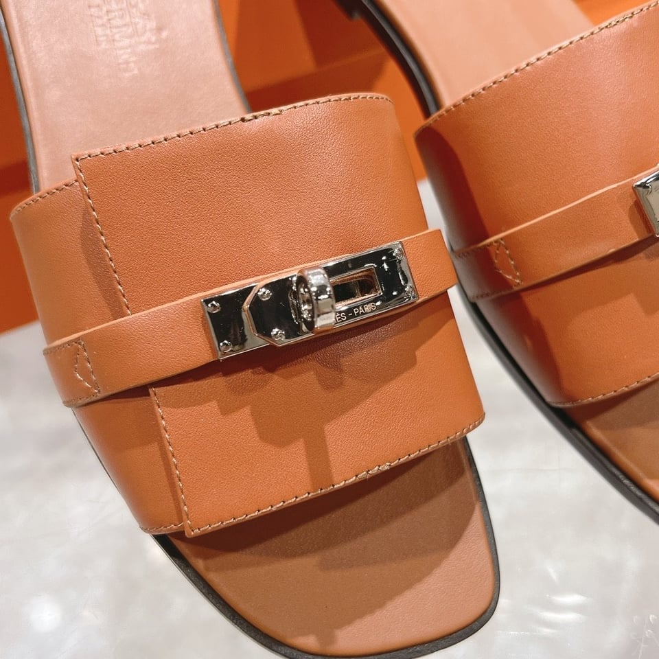 Hermes Giulia Sandal Brown H231056Z A3360 view 3