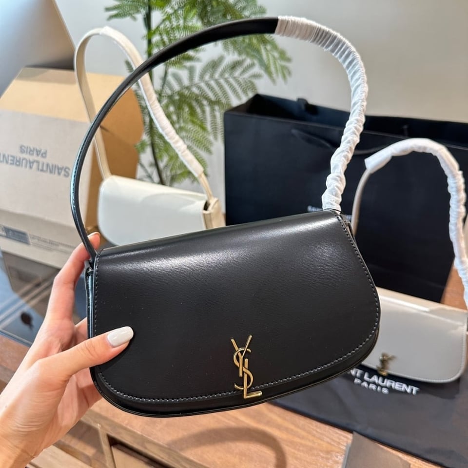 Saint Laurent Mini Voltaire In Box Black 17Cm view 8