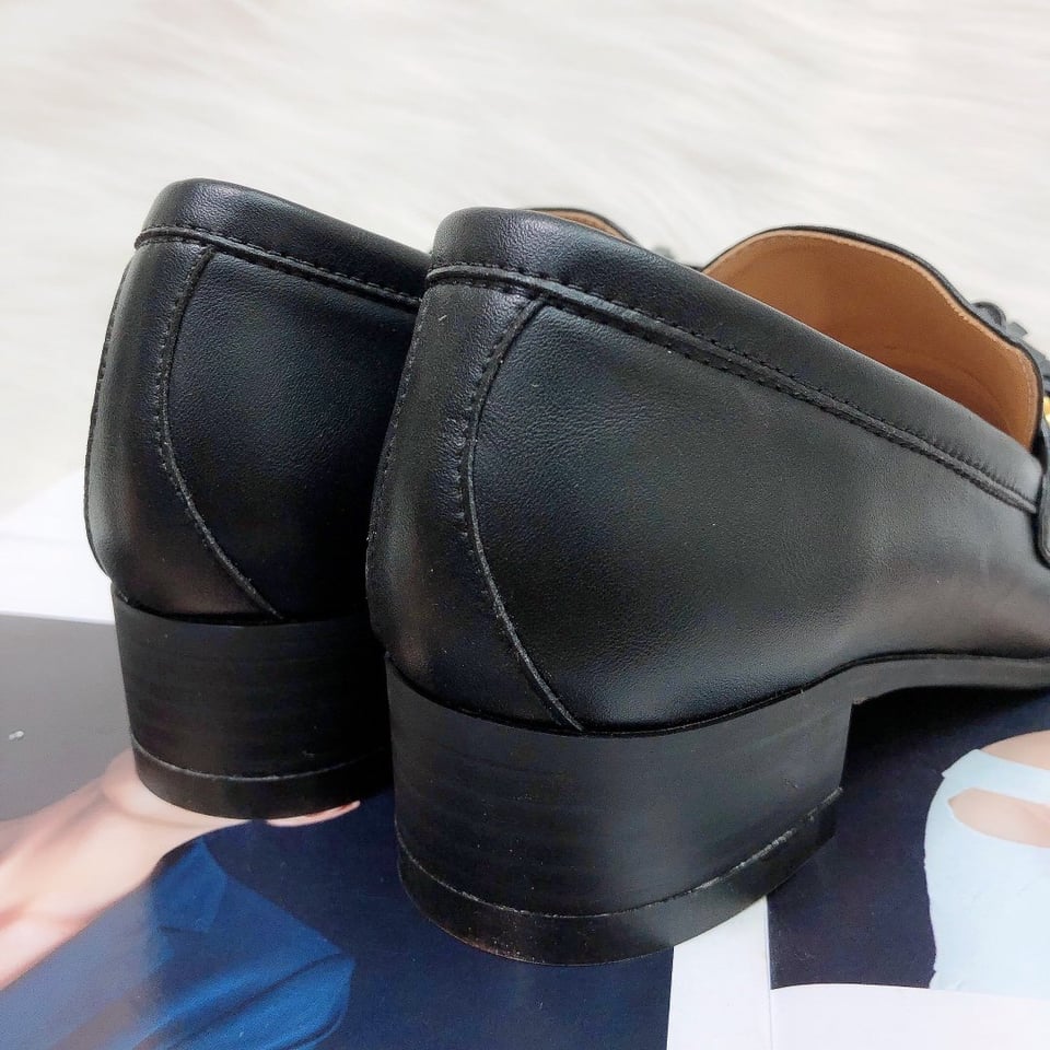 Gucci Unisex Leather Interlocking G Black view 3