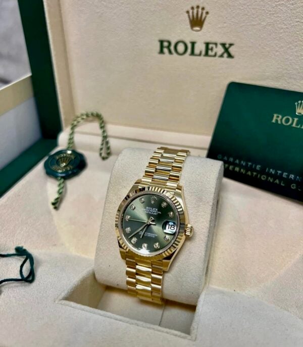 [Superclone] Rolex Datejust 31mm Olive Green Dial President 278278 view 5