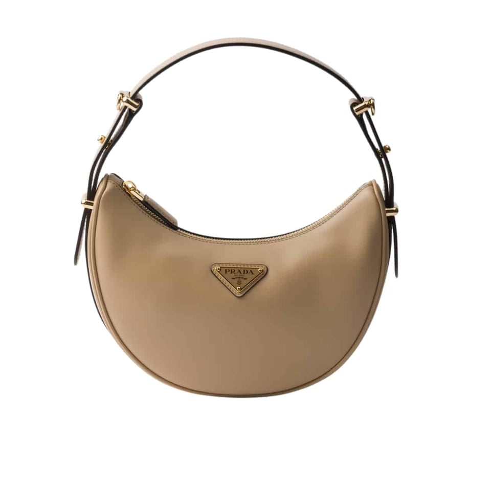 Prada Arqué Small Shoulder Bag Sand 23Cm view 2