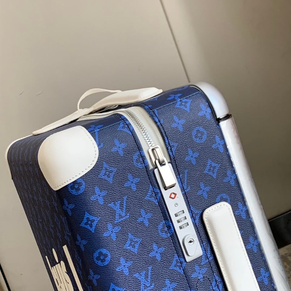 Louis Vuitton Horizon 55cm Monogram Blue in Coated Canvas M45880 view 8