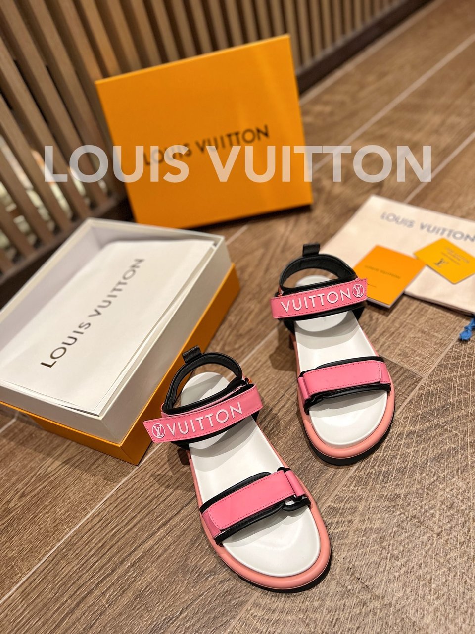 Louis Vuitton Pool Pillow Comfort Sandals Pink 1A9Oci view 10