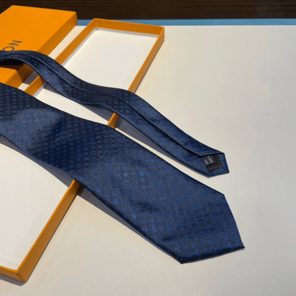 Louis Vuitton Midnight Monogram Canvas Tie For Men view 6